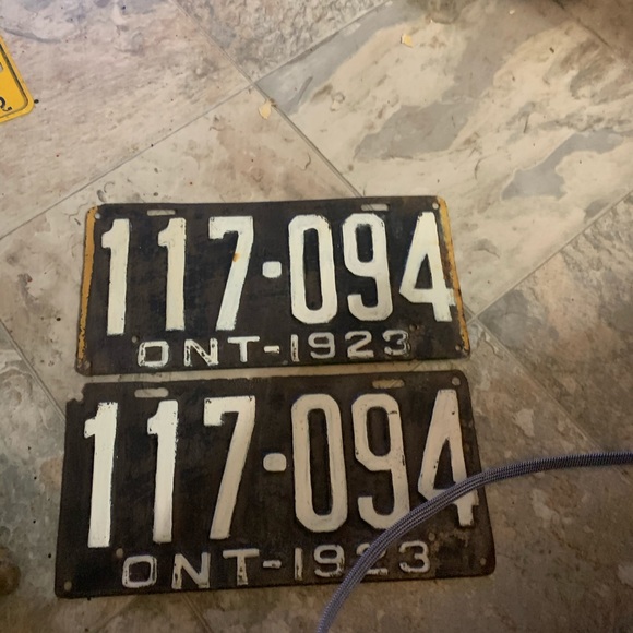 Vintage license plates Ontario 1920 - Picture 8 of 16